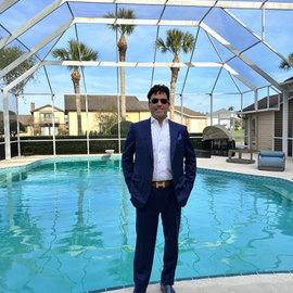 Visiting the pool